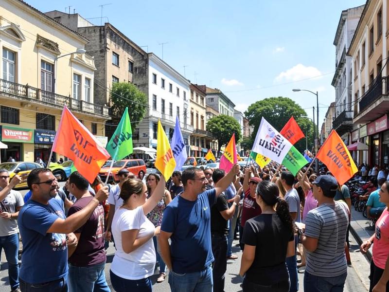 Entrega de brindes e presentes